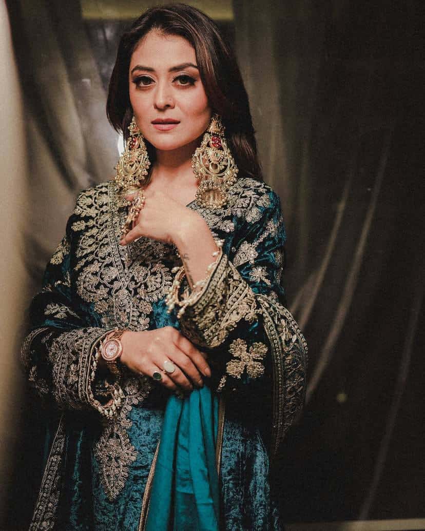 "Luxurious Heavy Velvet Sequins Embroidered Top, Plazzo & Dupatta Set"