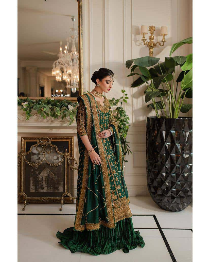 “Elegant Georgette Kurti & Sharara Set with Sequence Embroidery and Lace Work”