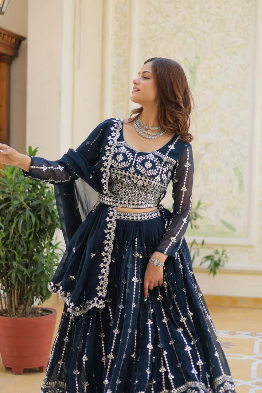 Women's designer ready to wear lehenga choli with dupatta sets