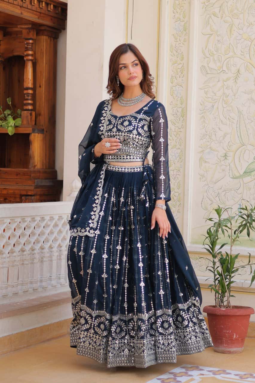 Women's designer ready to wear lehenga choli with dupatta sets