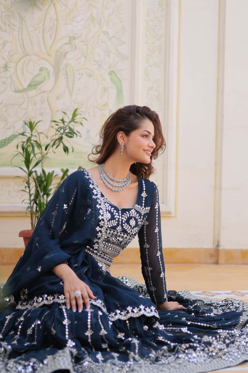 Women's designer ready to wear lehenga choli with dupatta sets