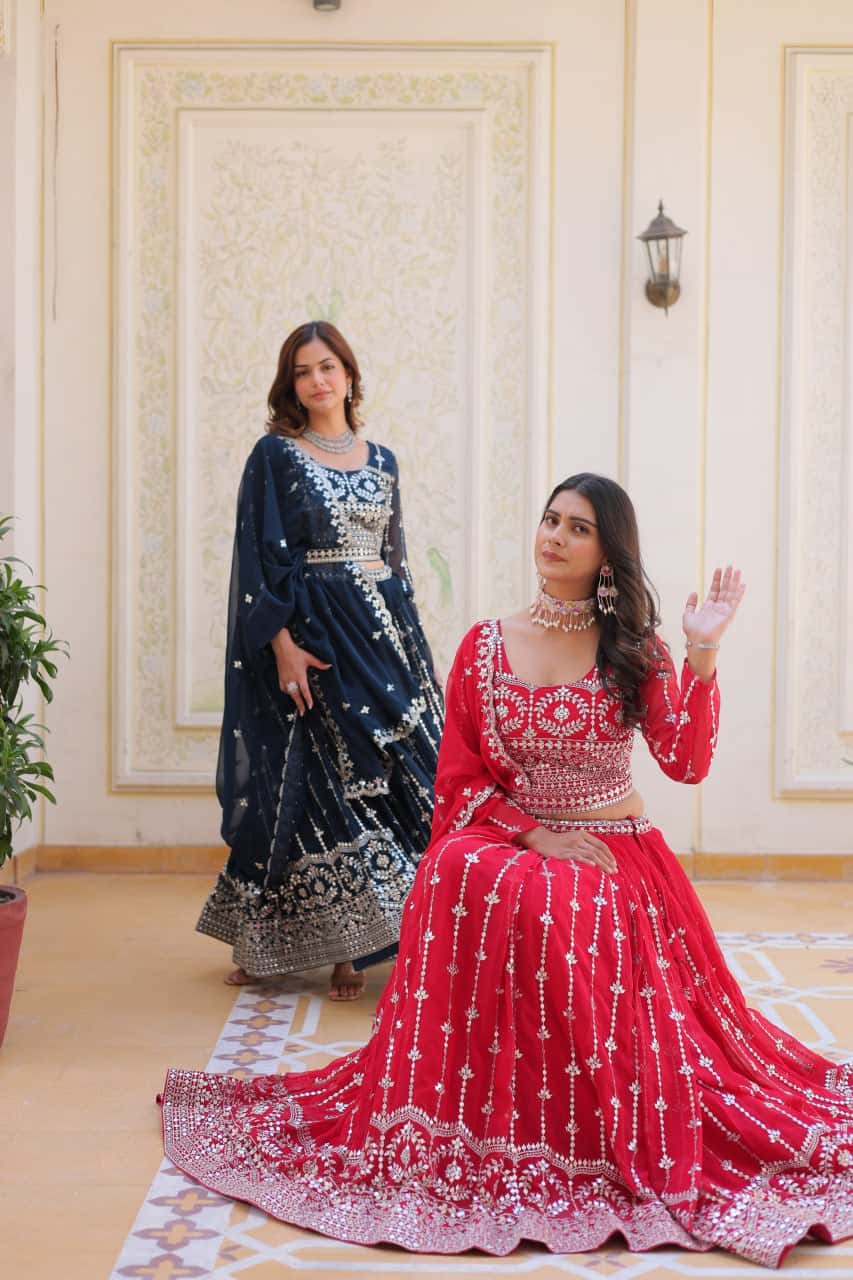 Women's designer ready to wear lehenga choli with dupatta sets