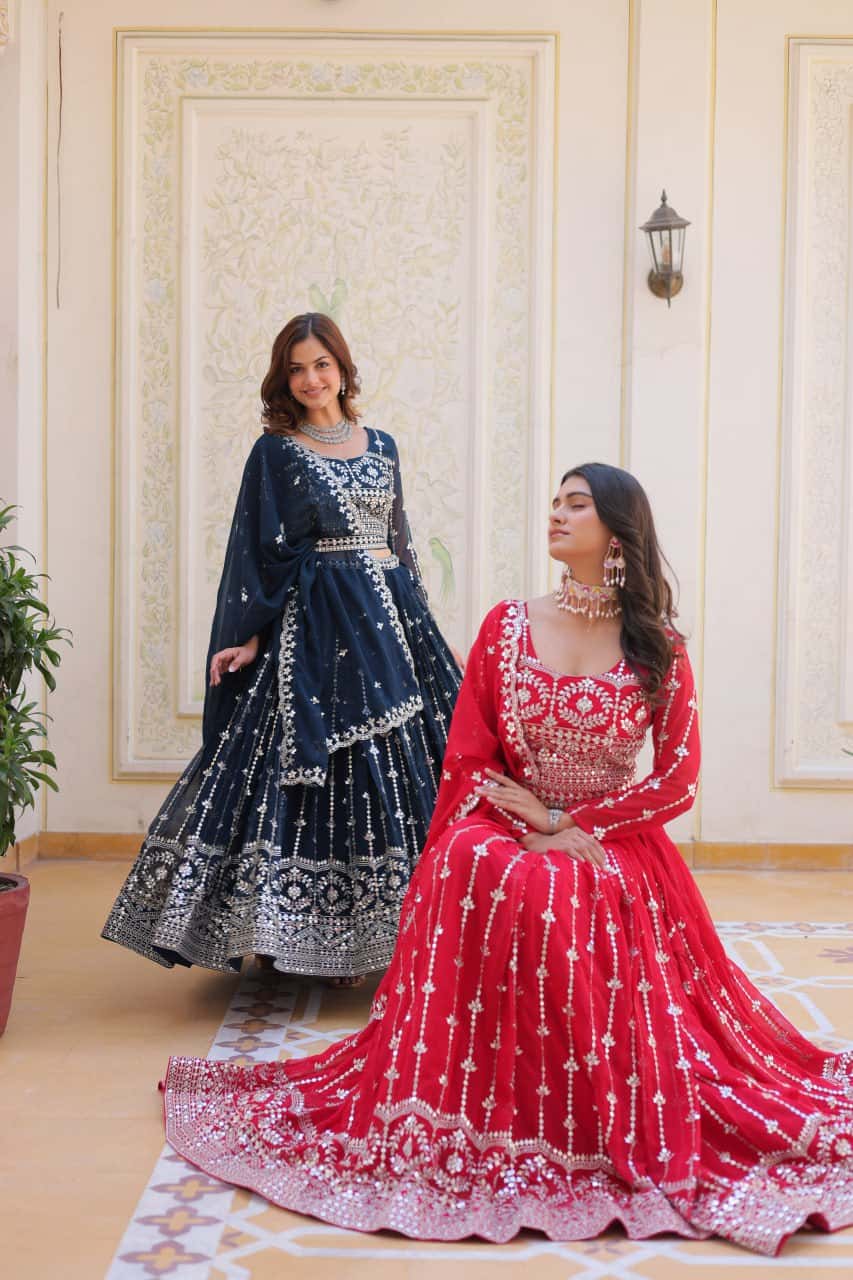 Women's designer ready to wear lehenga choli with dupatta sets