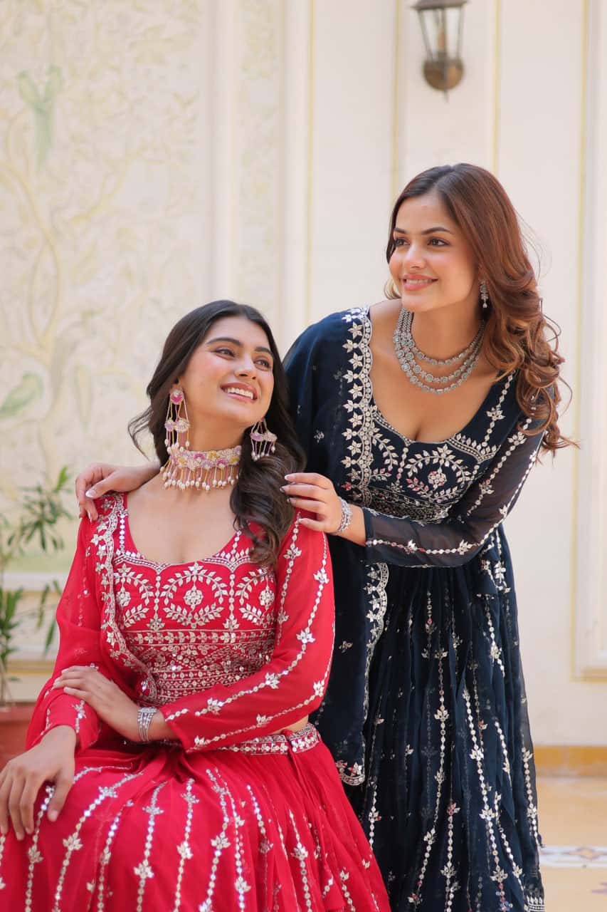 Women's designer ready to wear lehenga choli with dupatta sets