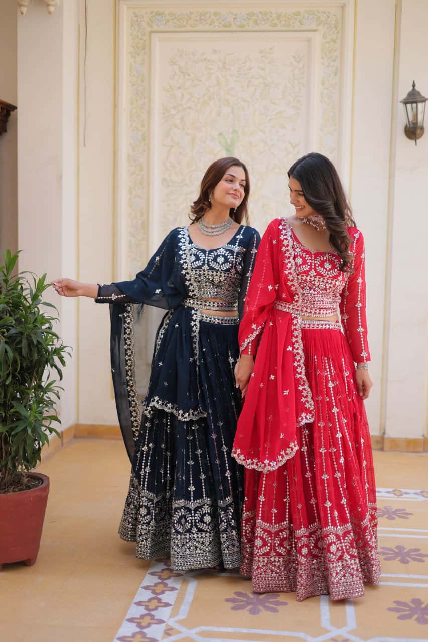 Women's designer ready to wear lehenga choli with dupatta sets