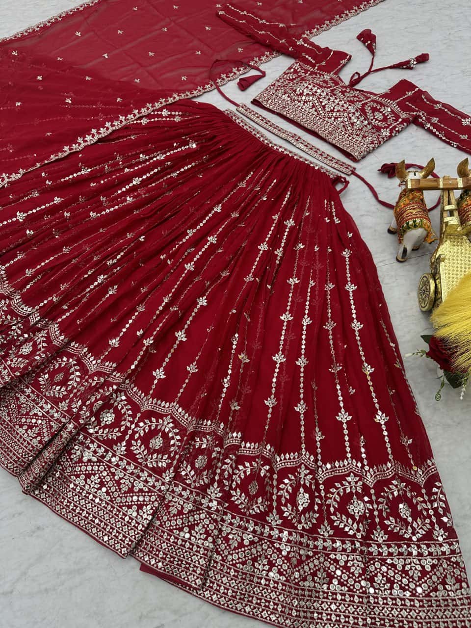 Women's designer ready to wear lehenga choli with dupatta sets