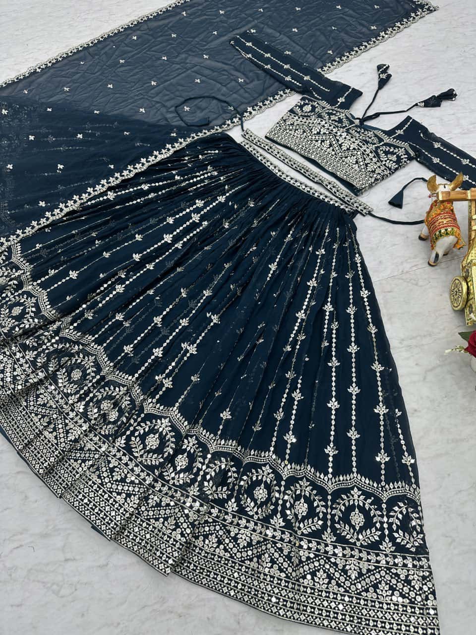 Women's designer ready to wear lehenga choli with dupatta sets