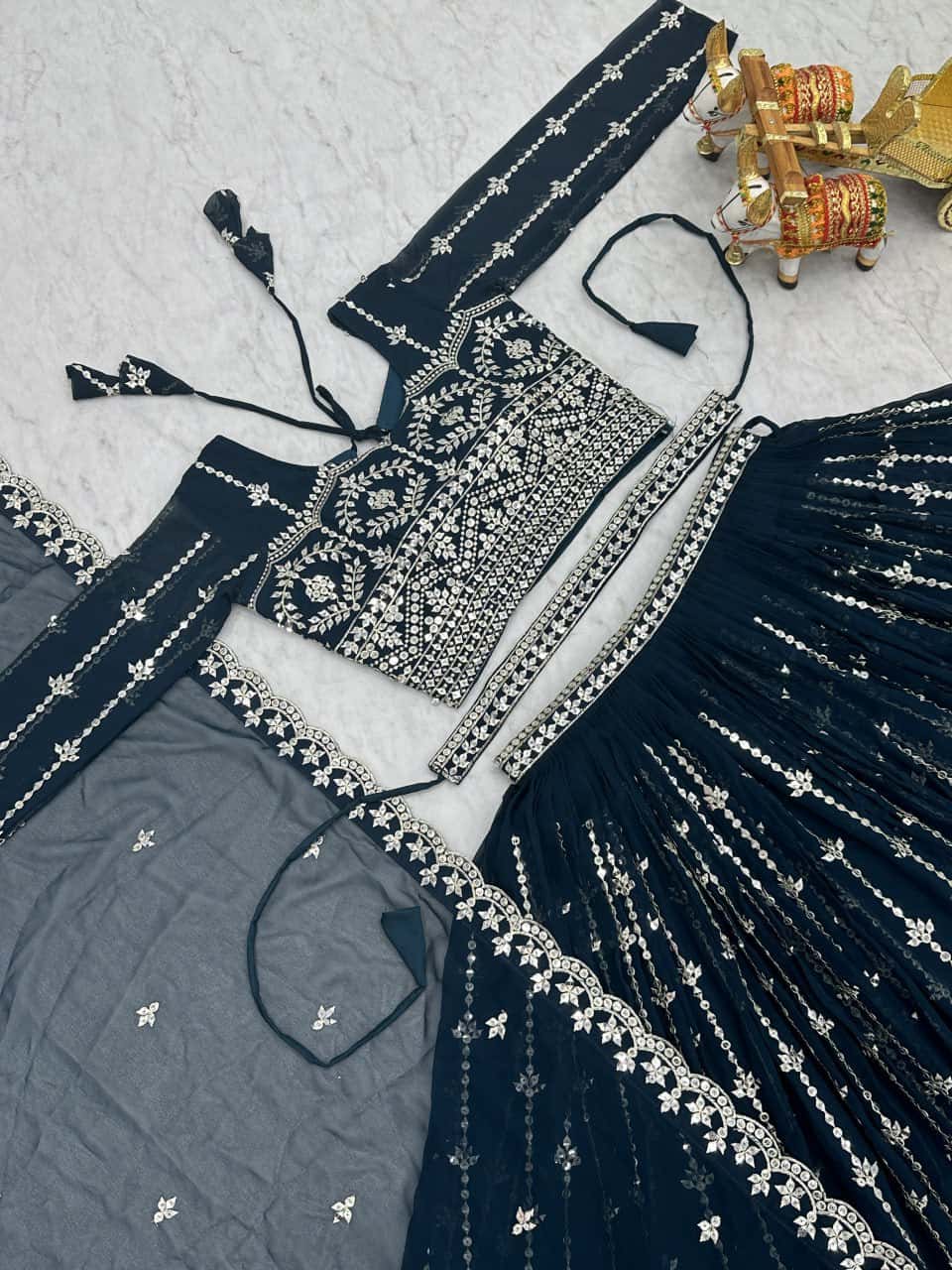 Women's designer ready to wear lehenga choli with dupatta sets