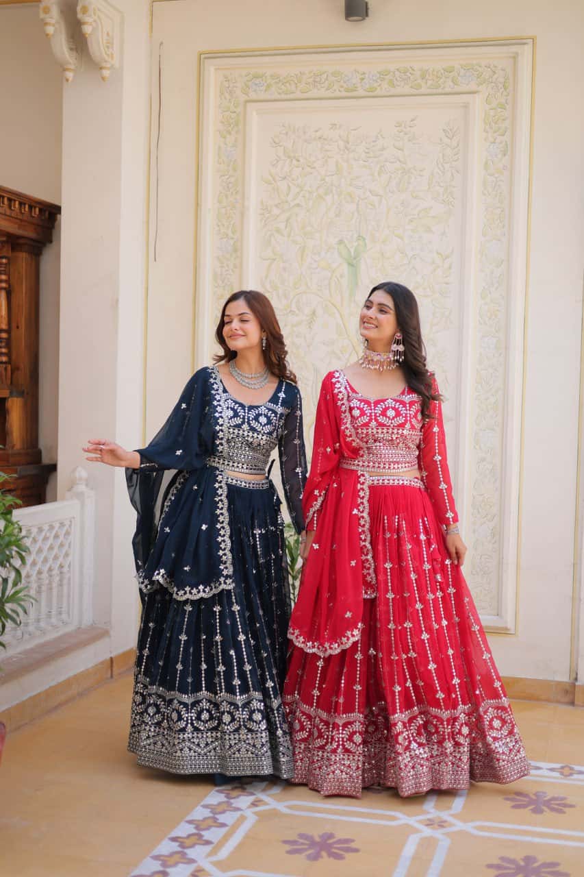 Women's designer ready to wear lehenga choli with dupatta sets