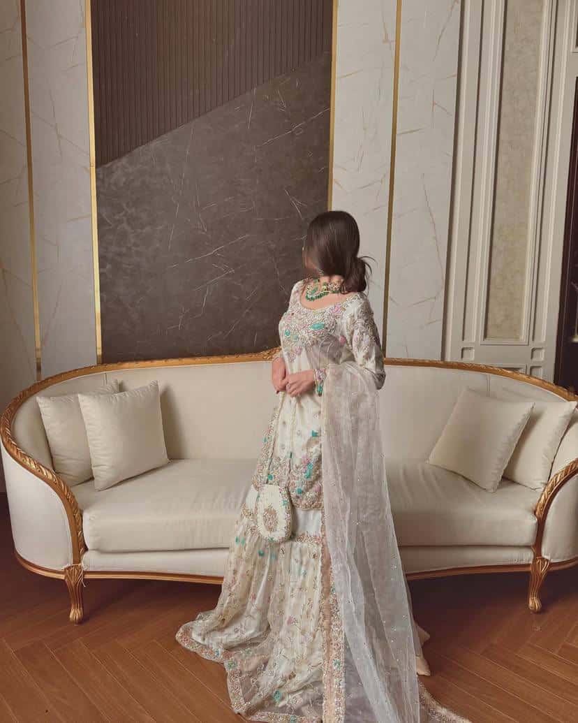 Beautiful georgette sequence embroidery readymade salwar kameez stitch suit