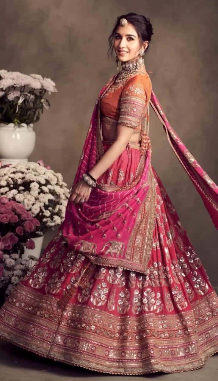 Radhika Wedding Lehenga Choli with Dupatta