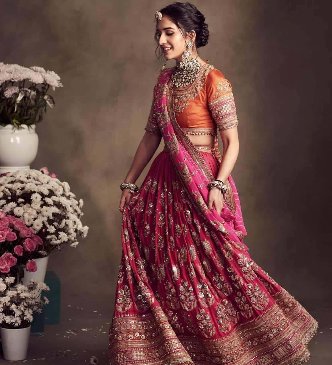 Radhika Wedding Lehenga Choli with Dupatta