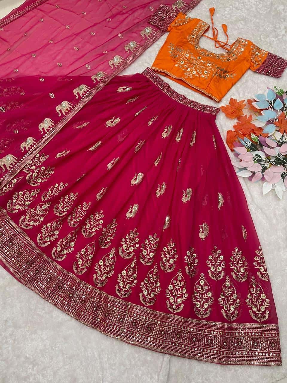 Radhika Wedding Lehenga Choli with Dupatta