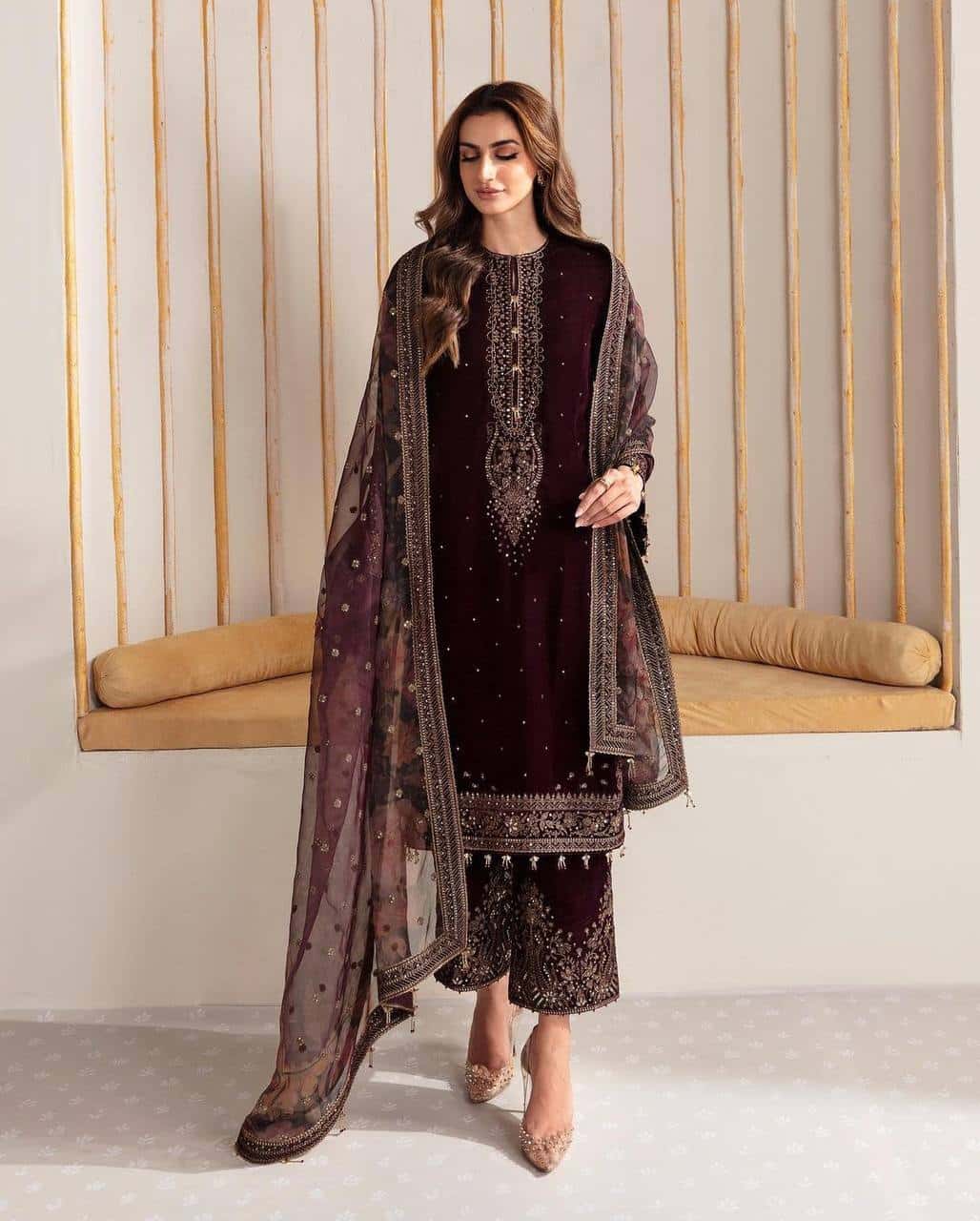 Pakistani Designer Salwar Kameez for Kurta Pant set