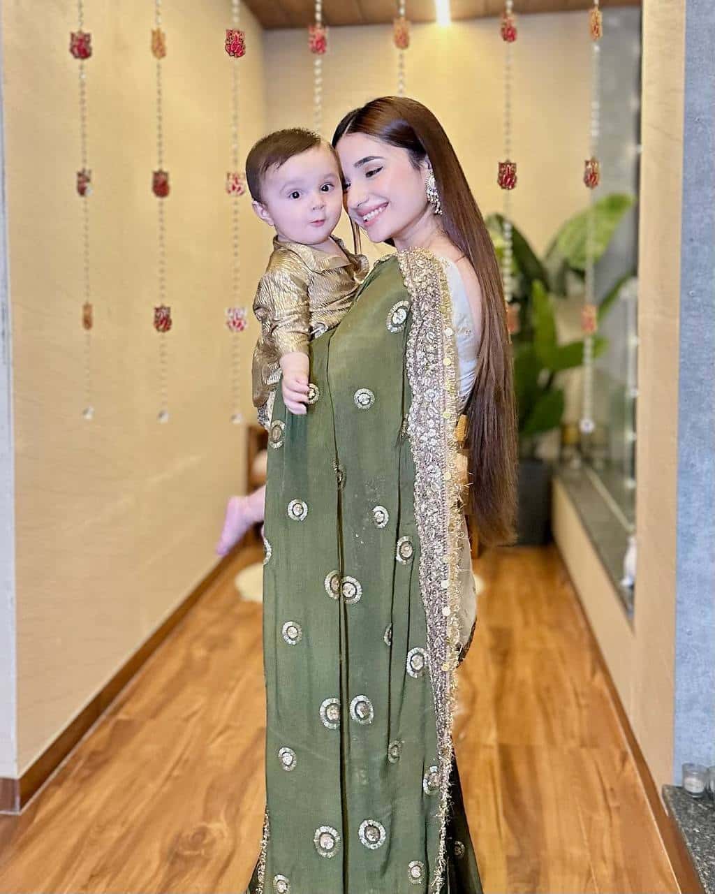 Stylish Heavy Chinon Sharara Set with Embroidered Sequence Work