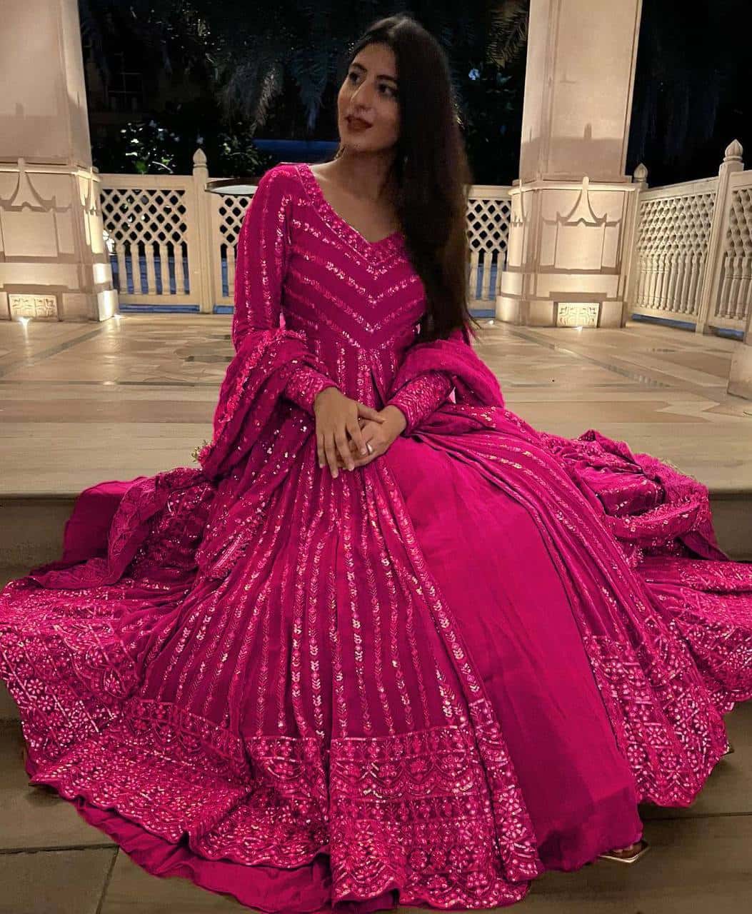 Women's designer front cut choli lehenga with dupatta sets