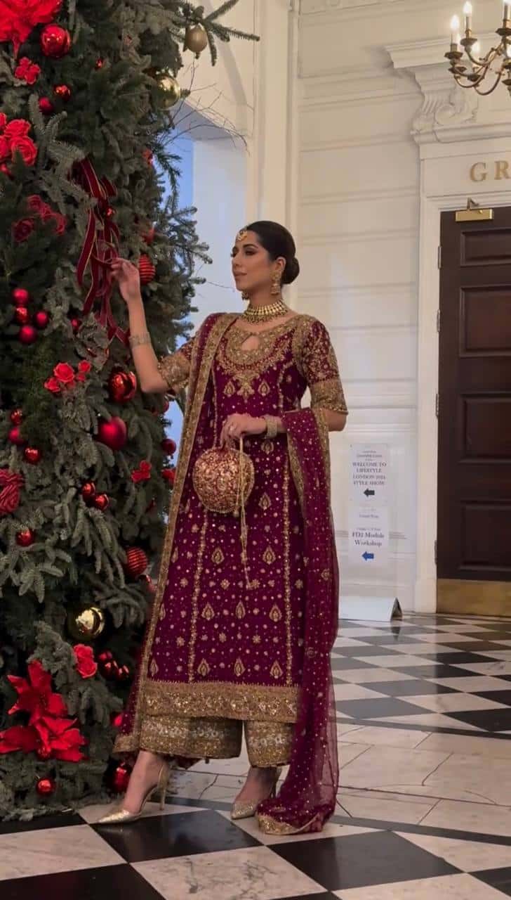 "Elegant Faux Georgette Embroidered Suit Set with Full Sleeves, Pants, and Dupatta"