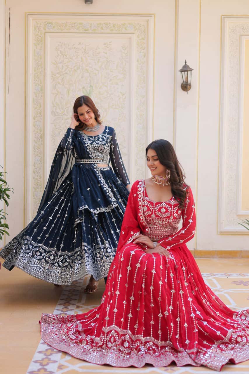 Women's designer ready to wear lehenga choli with dupatta sets