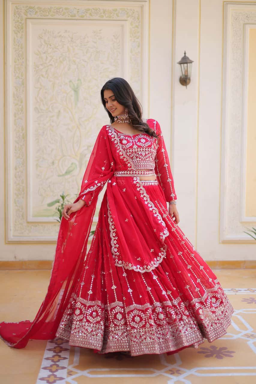 Women's designer ready to wear lehenga choli with dupatta sets