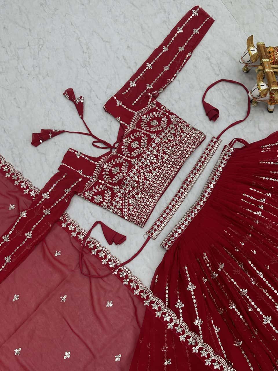 Women's designer ready to wear lehenga choli with dupatta sets