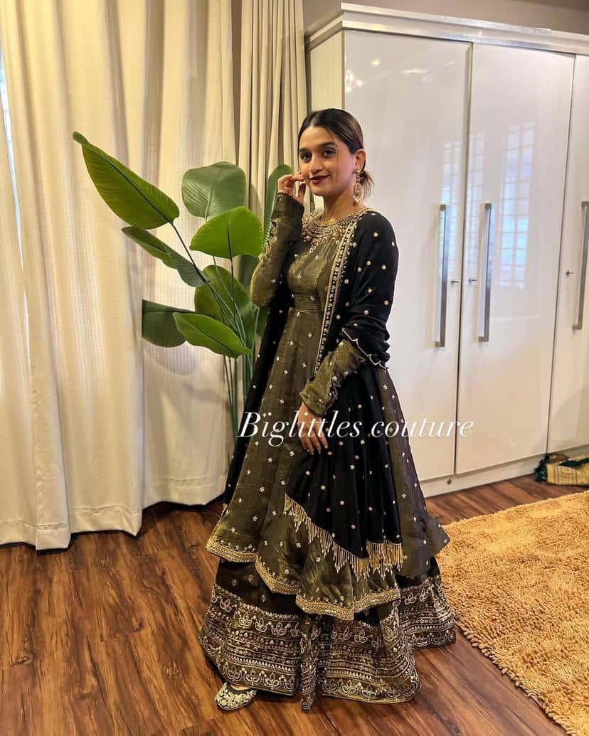 "Exquisite Heavy Chinon Silk Lehenga Set with Zari & Sequin Embroidery"