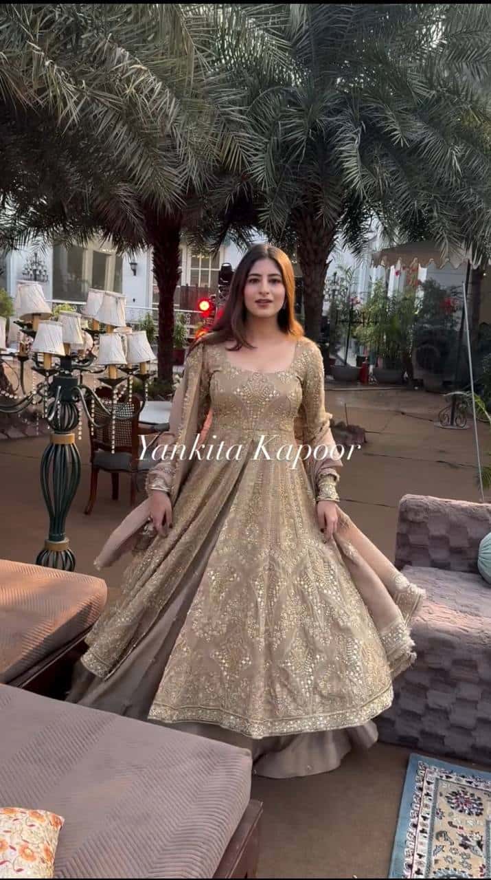 Elegant Pure Chinnon Silk Lehenga Set with Embroidered Top and Dupatta